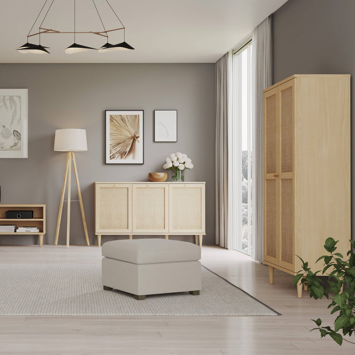Calasetta Display Cabinet in Rattan - TidySpaces