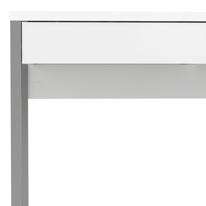 Function Plus Desk 2 Drawers in White High Gloss - TidySpaces