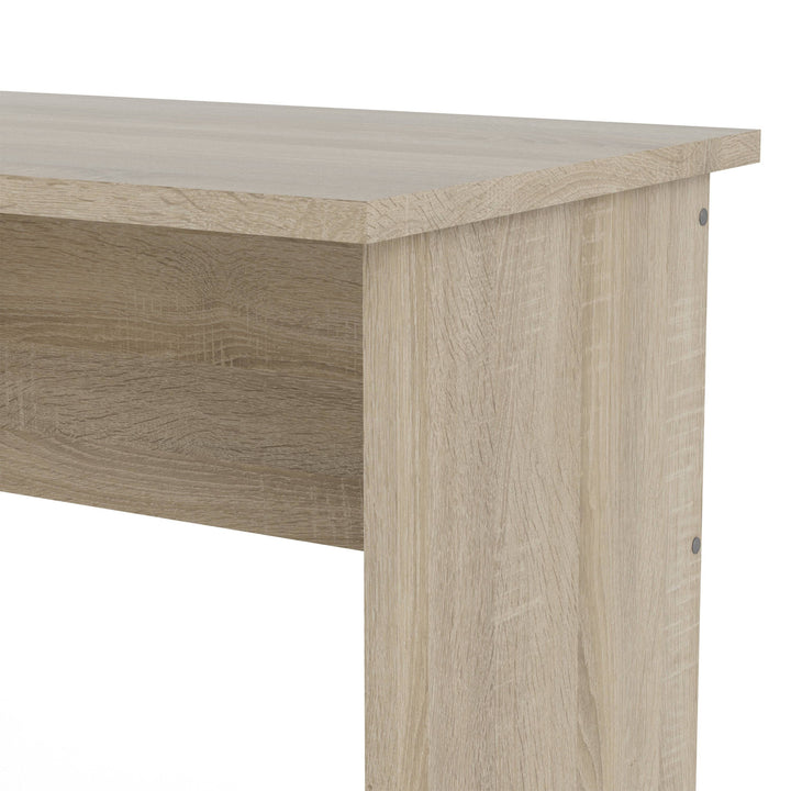 Function Plus Oak Desk 3 White Drawers - TidySpaces
