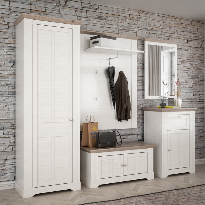Illopa Wall Panel in Oak Nelson/Snowy Oak - TidySpaces