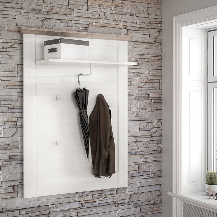 Illopa Wall Panel in Oak Nelson/Snowy Oak - TidySpaces