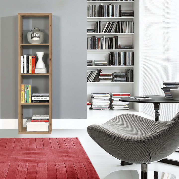 Mauro 3 Shelves Storage Unit in Artisan Oak - TidySpaces