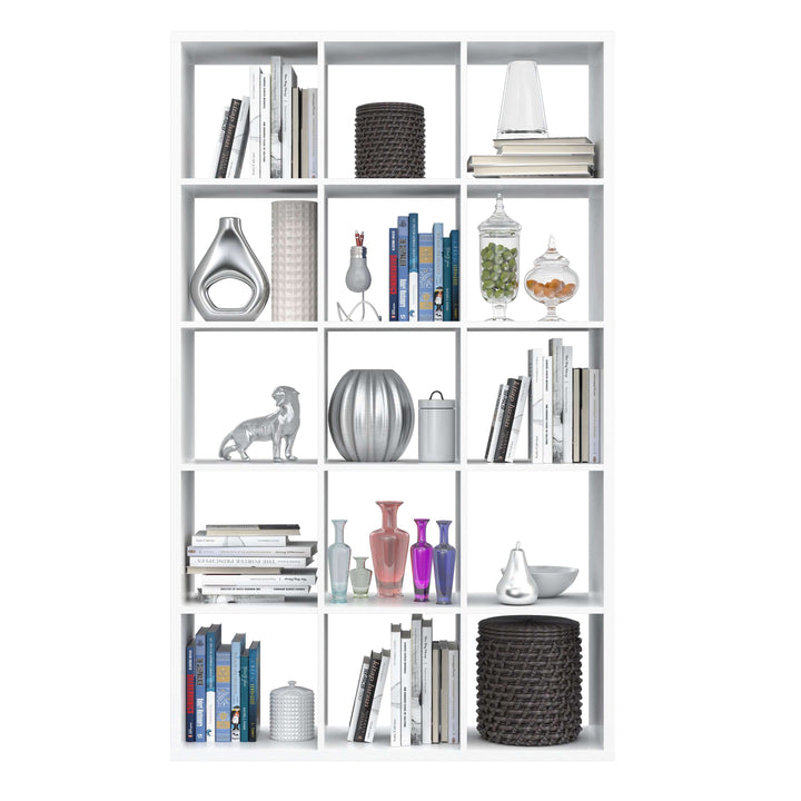 Mauro 3x5 Storage Unit in Matt White - TidySpaces