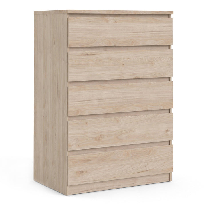 Naia Chest of 5 Drawers in Jackson Hickory Oak - TidySpaces