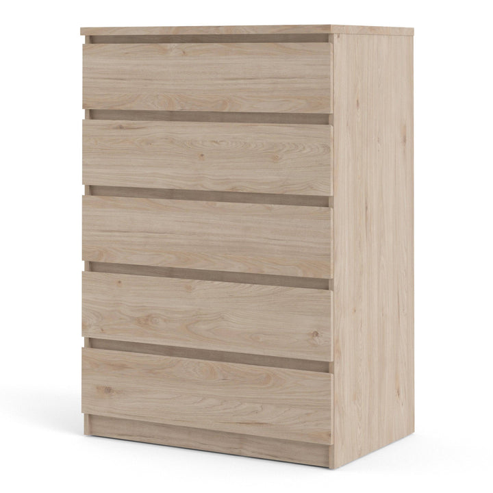 Naia Chest of 5 Drawers in Jackson Hickory Oak - TidySpaces