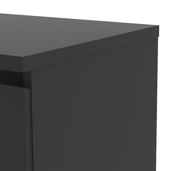 Naia Sideboard - 1 Drawer 2 Doors in Black Matt - TidySpaces