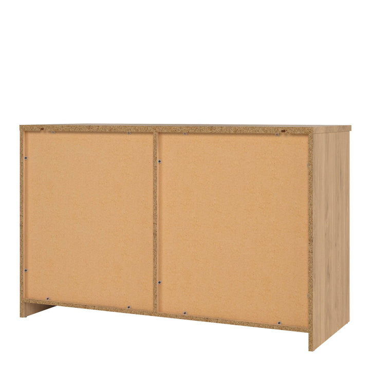 Naia Storage Unit with 1 Sliding Door and 3 Drawers in Jackson Hickory Oak - TidySpaces