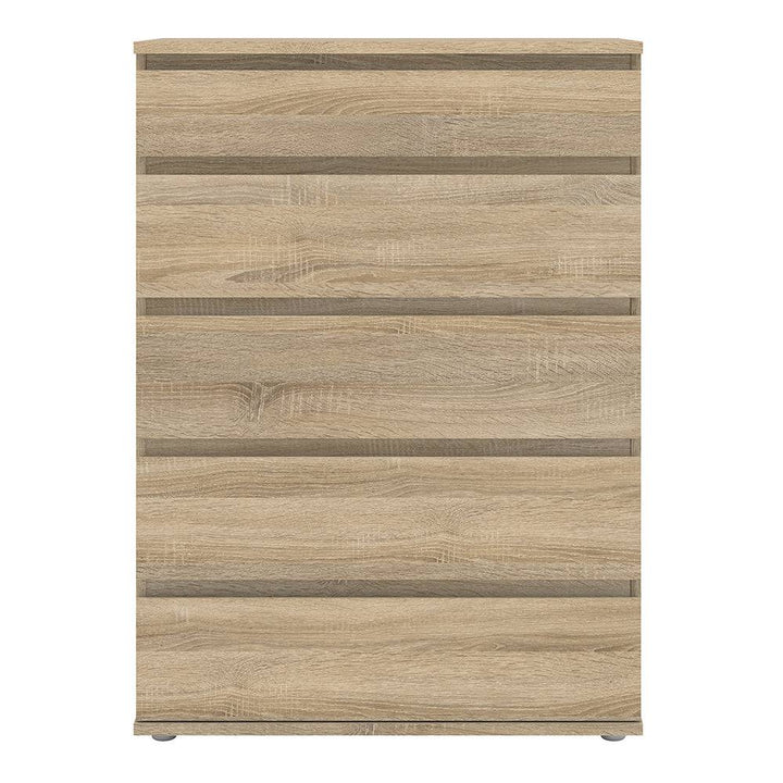 Nova Chest of 5 Drawers in Oak - TidySpaces