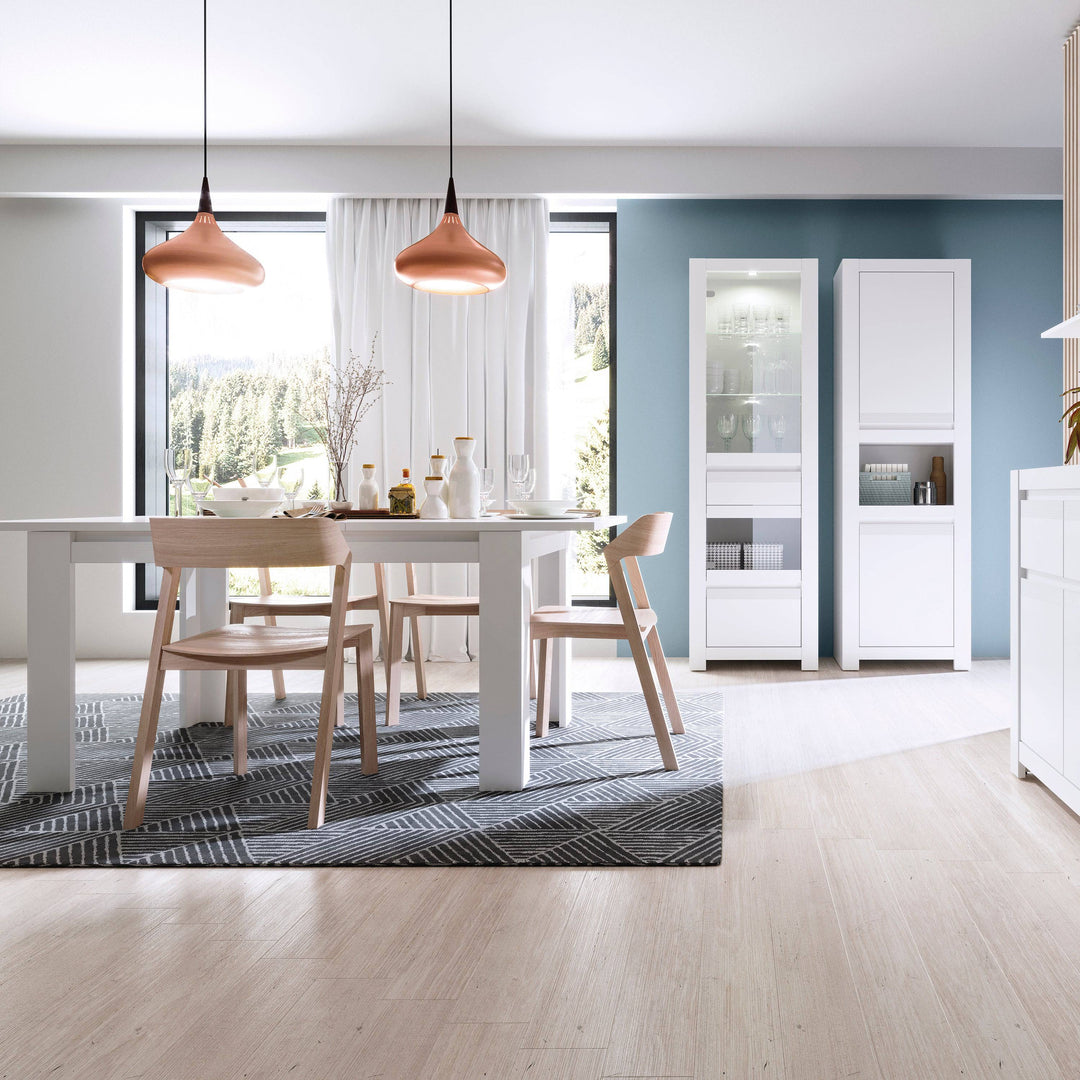 Novi 2 Door Chiffonier in Alpine White - TidySpaces