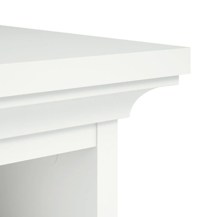 Paris Bedside 2 Drawers in White - TidySpaces