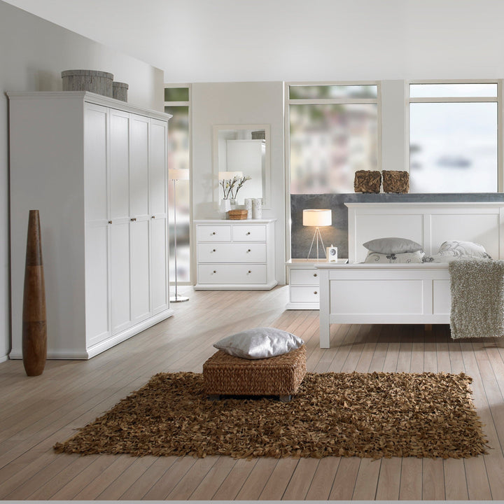 Paris Chest of 4 Drawers in White - TidySpaces