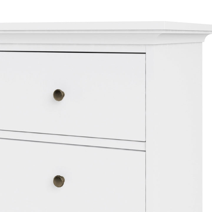 Paris Chest of 4 Drawers in White - TidySpaces