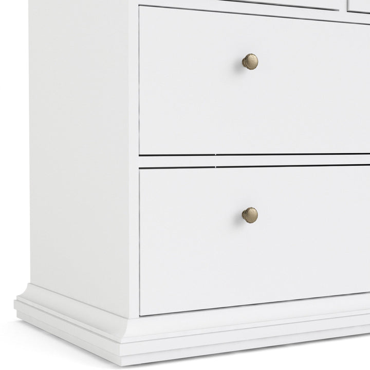 Paris Chest of 4 Drawers in White - TidySpaces