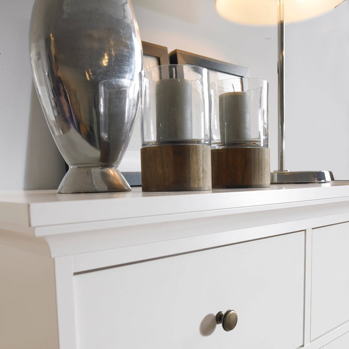 Paris Chest of 4 Drawers in White - TidySpaces