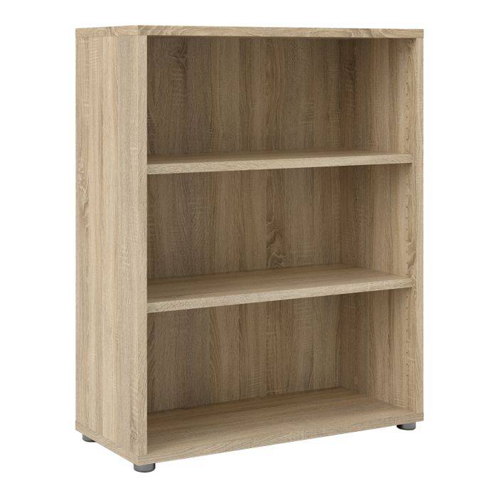 Prima Bookcase 2 Shelves in Oak - TidySpaces