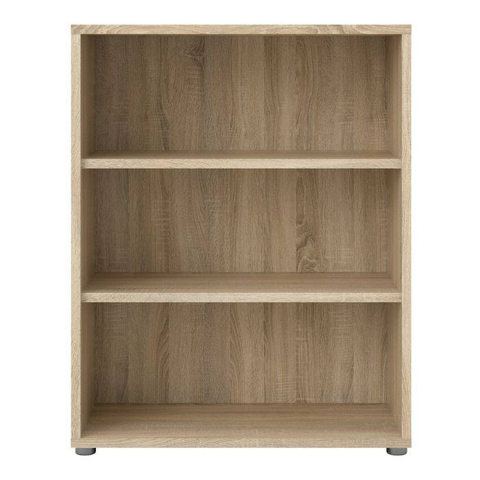 Prima Bookcase 2 Shelves in Oak - TidySpaces