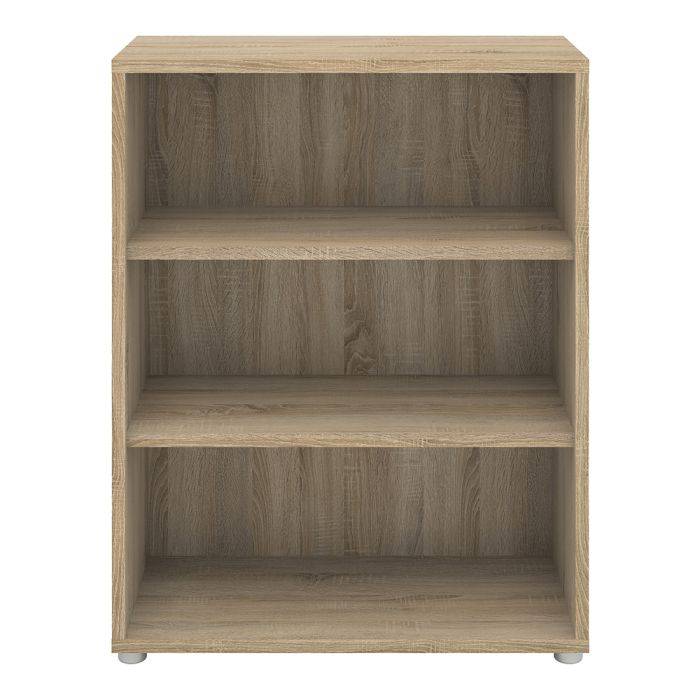 Prima Bookcase 2 Shelves in Oak - TidySpaces