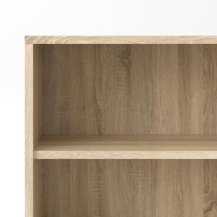Prima Bookcase 2 Shelves in Oak - TidySpaces