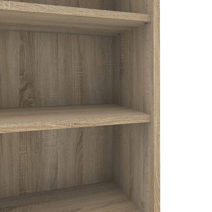 Prima Bookcase 2 Shelves in Oak - TidySpaces
