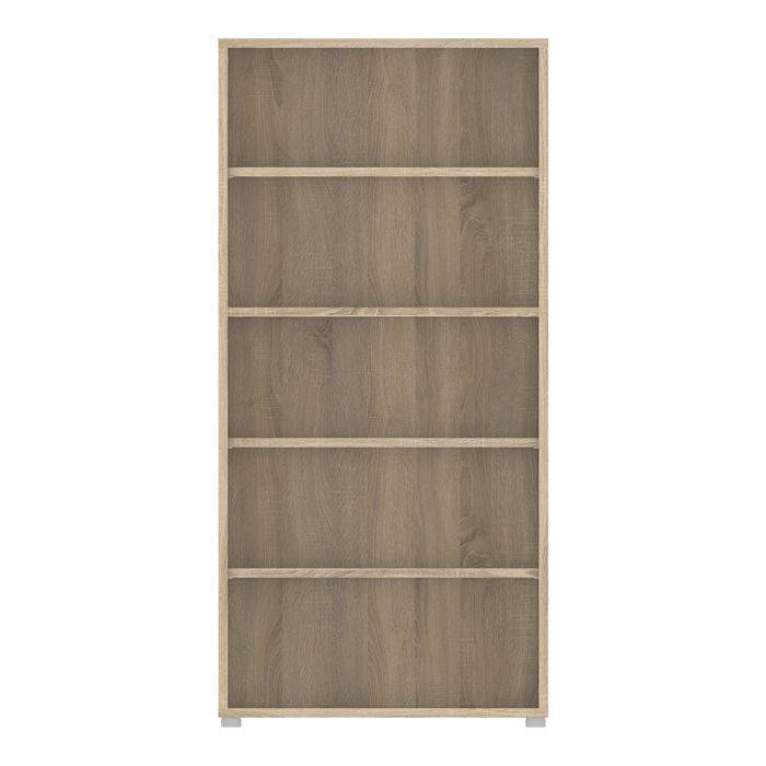 Prima Bookcase 4 Shelves in Oak - TidySpaces