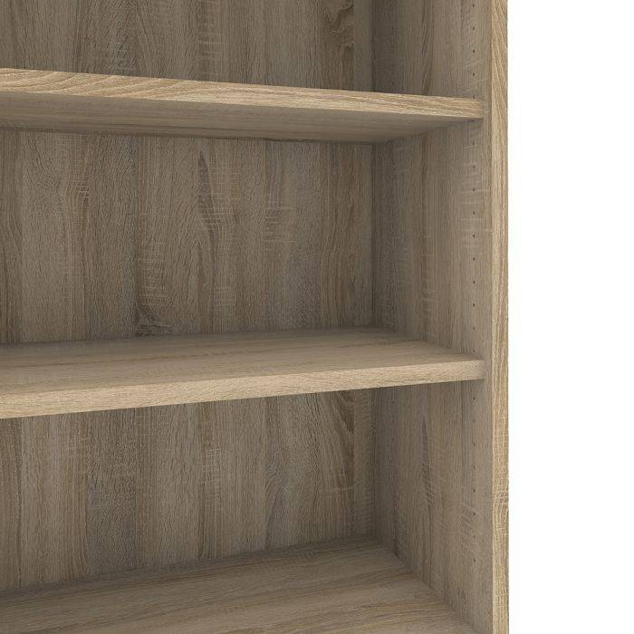 Prima Bookcase 4 Shelves in Oak - TidySpaces