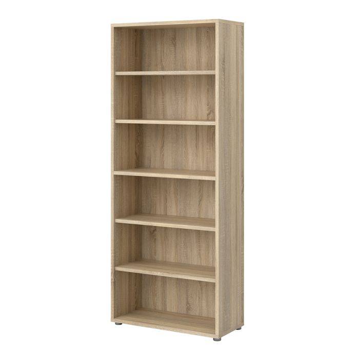 Prima Bookcase 5 Shelves in Oak - TidySpaces