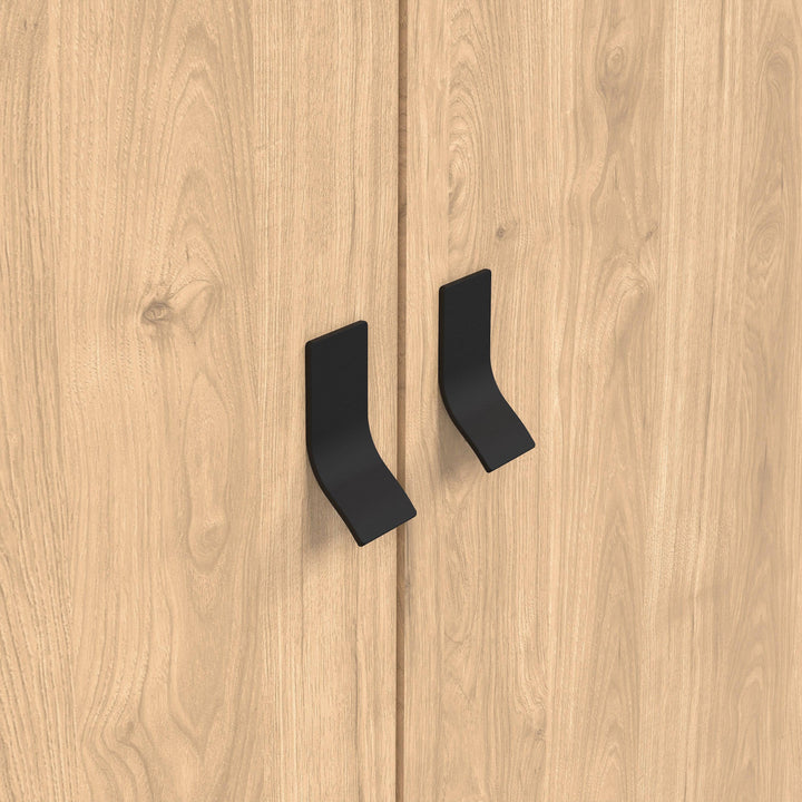Ry Wardrobe 3 Doors + 3 Drawers in Jackson Hickory Oak - TidySpaces