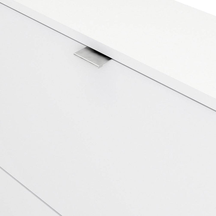 Shoes Shoe cabinet w. 2 tilting doors and 1 layer in White - TidySpaces