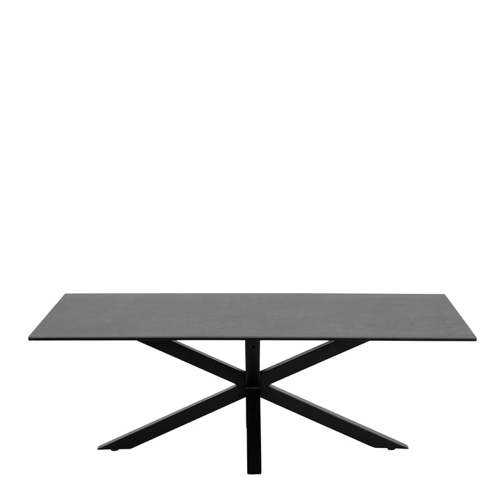 Heaven Ceramic Coffee Table in Black - TidySpaces