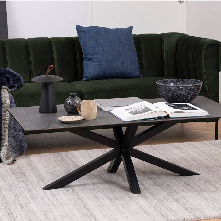 Heaven Ceramic Coffee Table in Black - TidySpaces