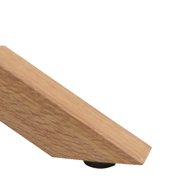 Heaven Round Coffee Table with Smoked Glass Top and Oak Legs - TidySpaces