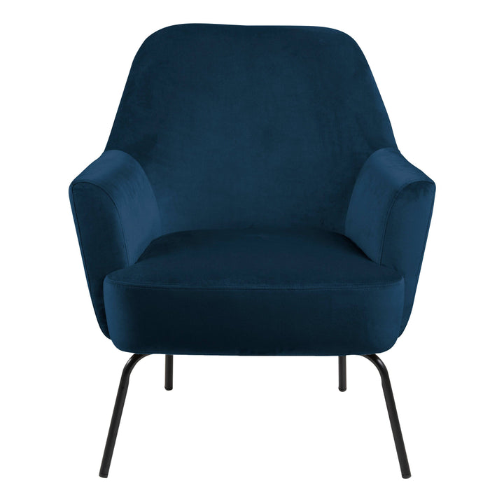 Melissa Lounge Chair in Navy Blue - TidySpaces