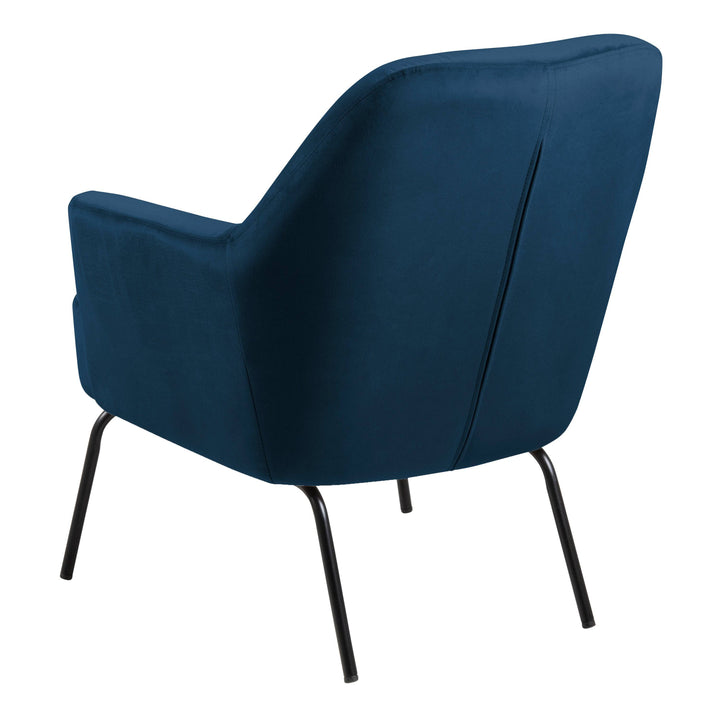 Melissa Lounge Chair in Navy Blue - TidySpaces