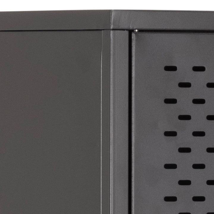 Newcastle 2 Door Cabinet in Matt Black - TidySpaces