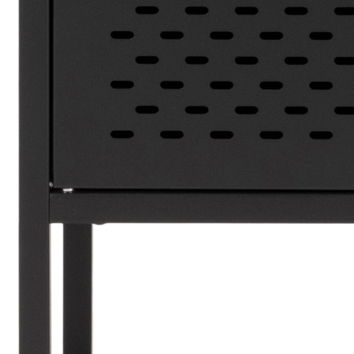 Newcastle 2 Door Cabinet in Matt Black - TidySpaces