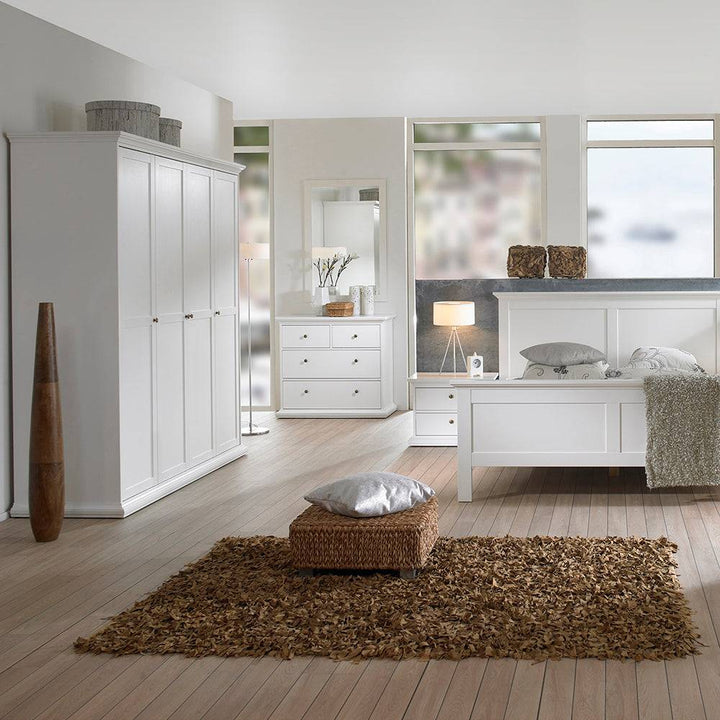 Paris Chest of 4 Drawers in White - TidySpaces
