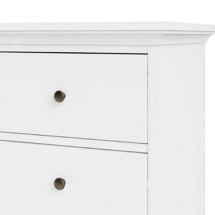 Paris Chest of 4 Drawers in White - TidySpaces