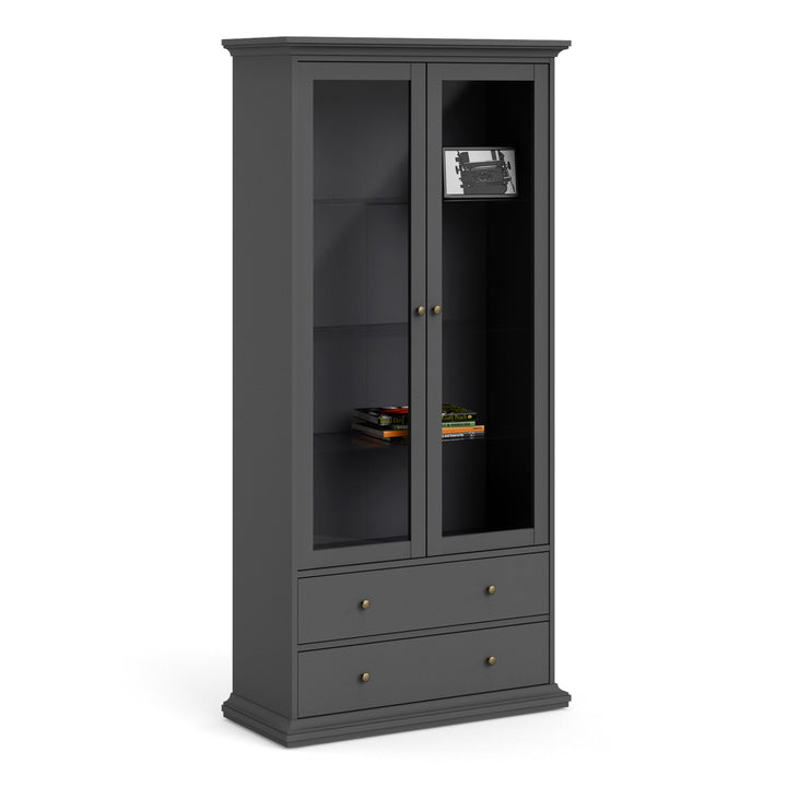 Paris China cabinet in Matt Grey - TidySpaces