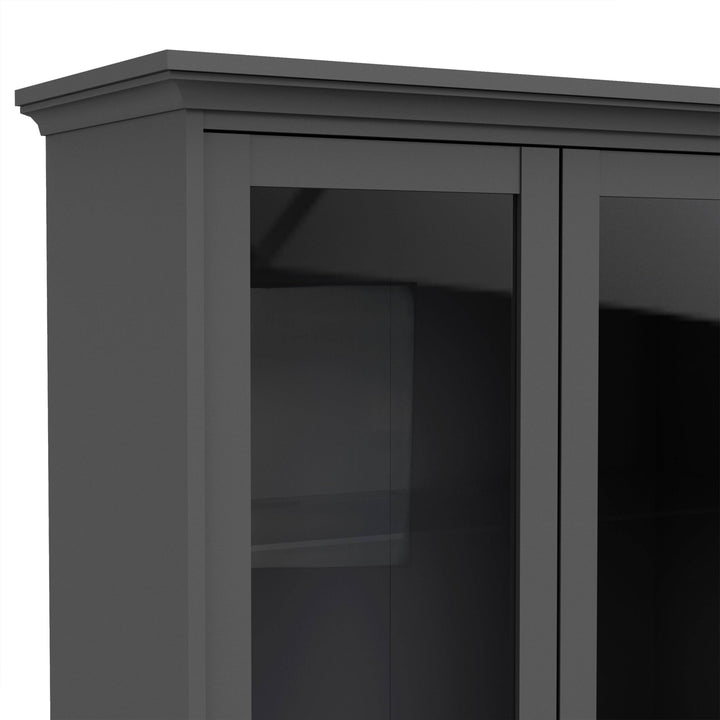 Paris China cabinet in Matt Grey - TidySpaces