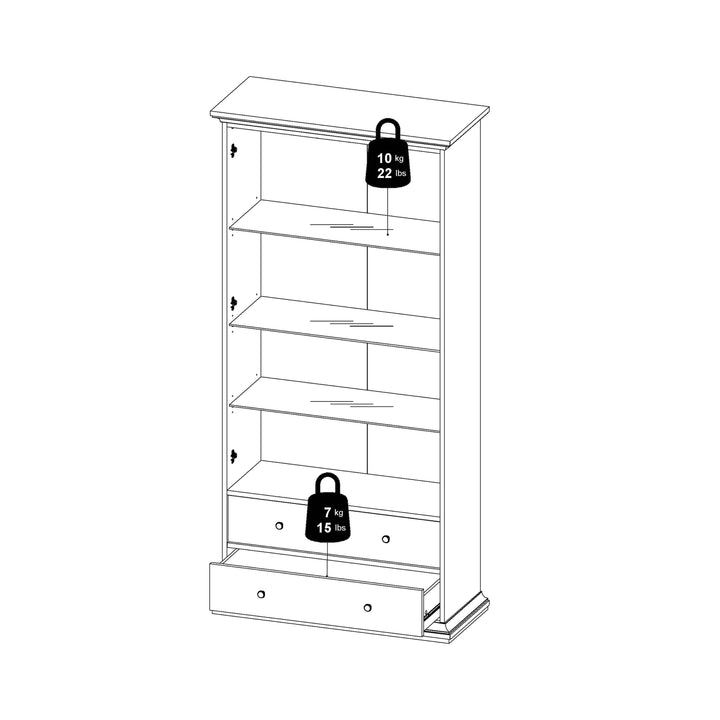 Paris China cabinet in Matt Grey - TidySpaces