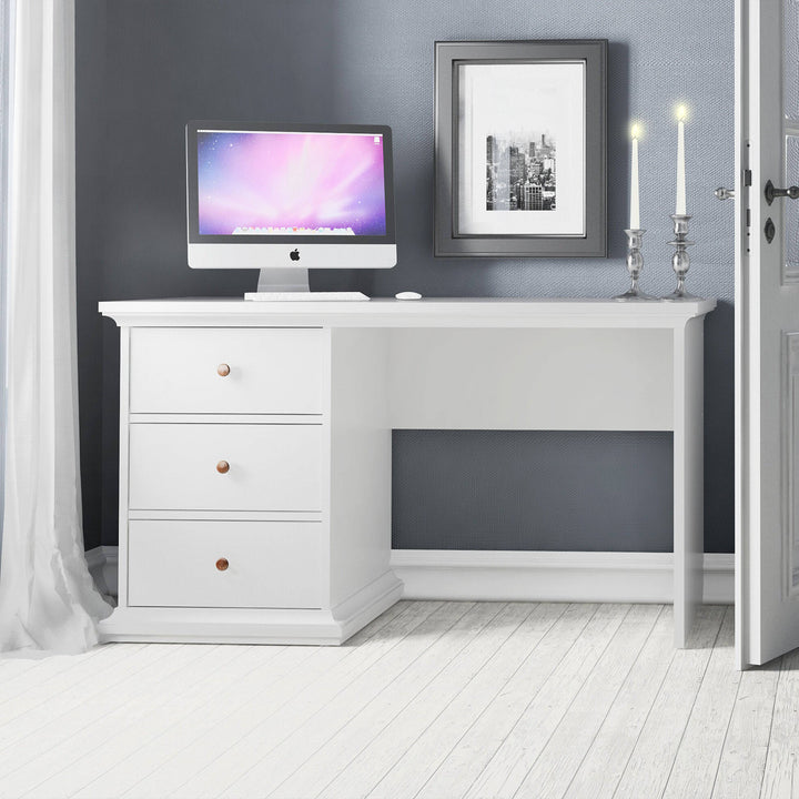Paris Desk in White - TidySpaces