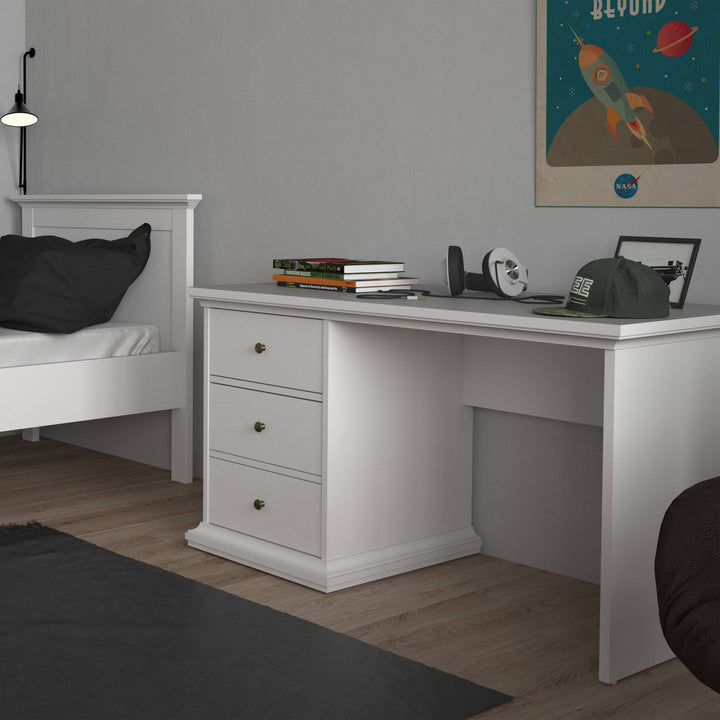 Paris Desk in White - TidySpaces