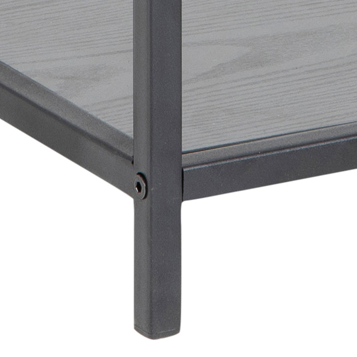 Seaford Bedside Table with 1 Drawer in Black - TidySpaces
