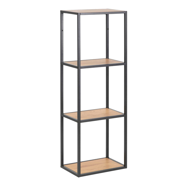 Seaford Black Metal Wall Shelf - TidySpaces