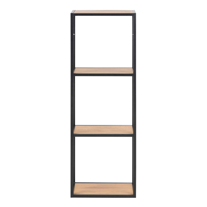 Seaford Black Metal Wall Shelf - TidySpaces