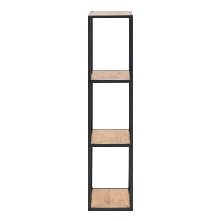 Seaford Black Metal Wall Shelf - TidySpaces