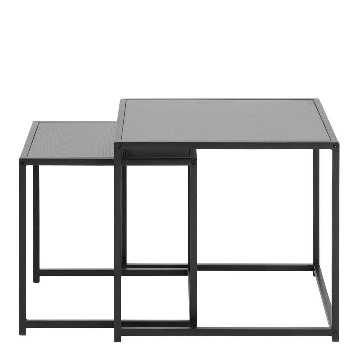 Seaford Nest of Tables in Ash Black - TidySpaces