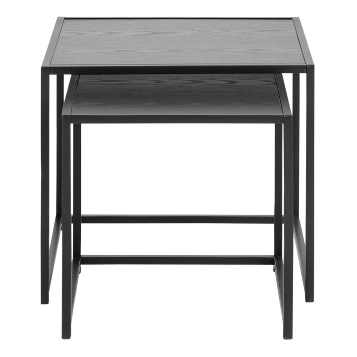 Seaford Nest of Tables in Ash Black - TidySpaces