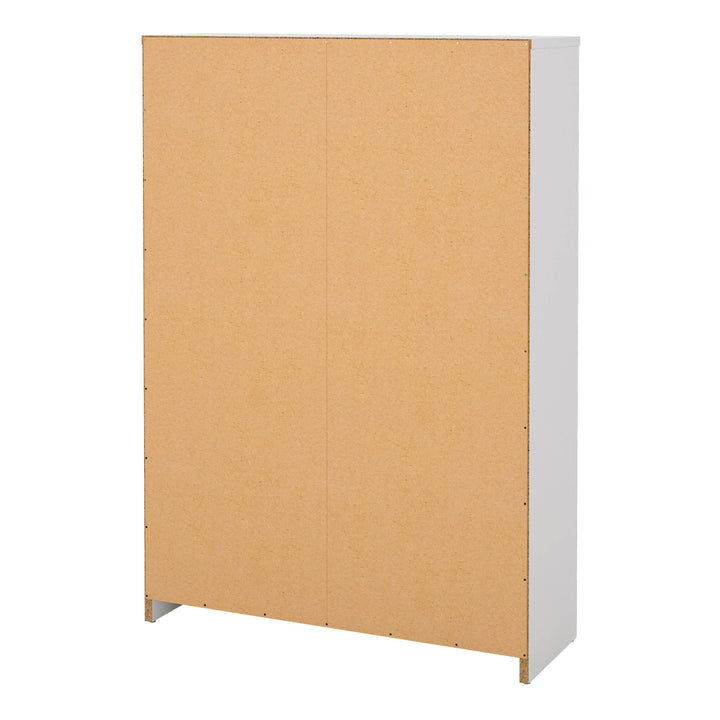 Shoes Shoe Cabinet 2 Flip Down Doors + 1 Drawer in White - TidySpaces
