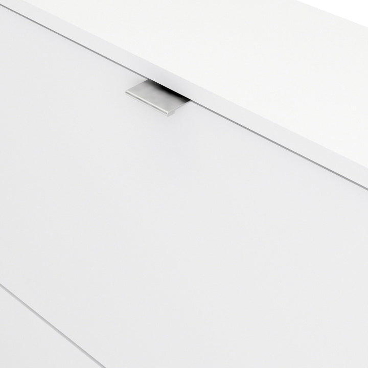 Shoes Shoe cabinet w. 2 tilting doors and 1 layer in White - TidySpaces